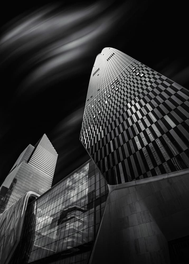 Skyscraper Geometry by Wei Xu — canvas wall art