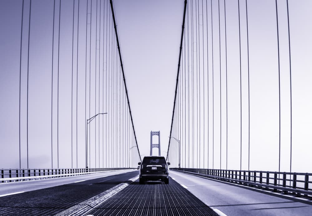 Grand Bridge Crossing by Marek Lapa — canvas wall art