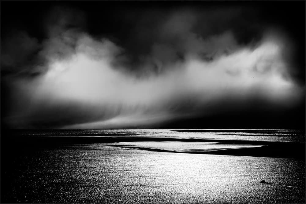 Moody Light On Water by Gilbert Claes — canvas wall art