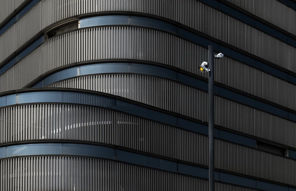 Curved Modern Architecture by Wim Schuurmans — canvas wall art
