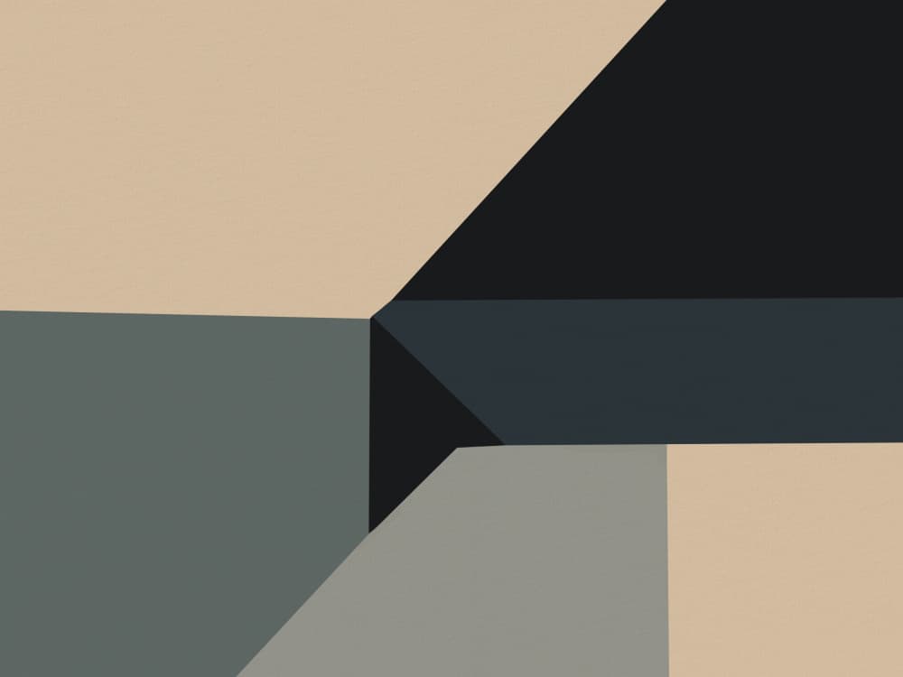 Modern Geometric Shapes by Little Dean — canvas wall art