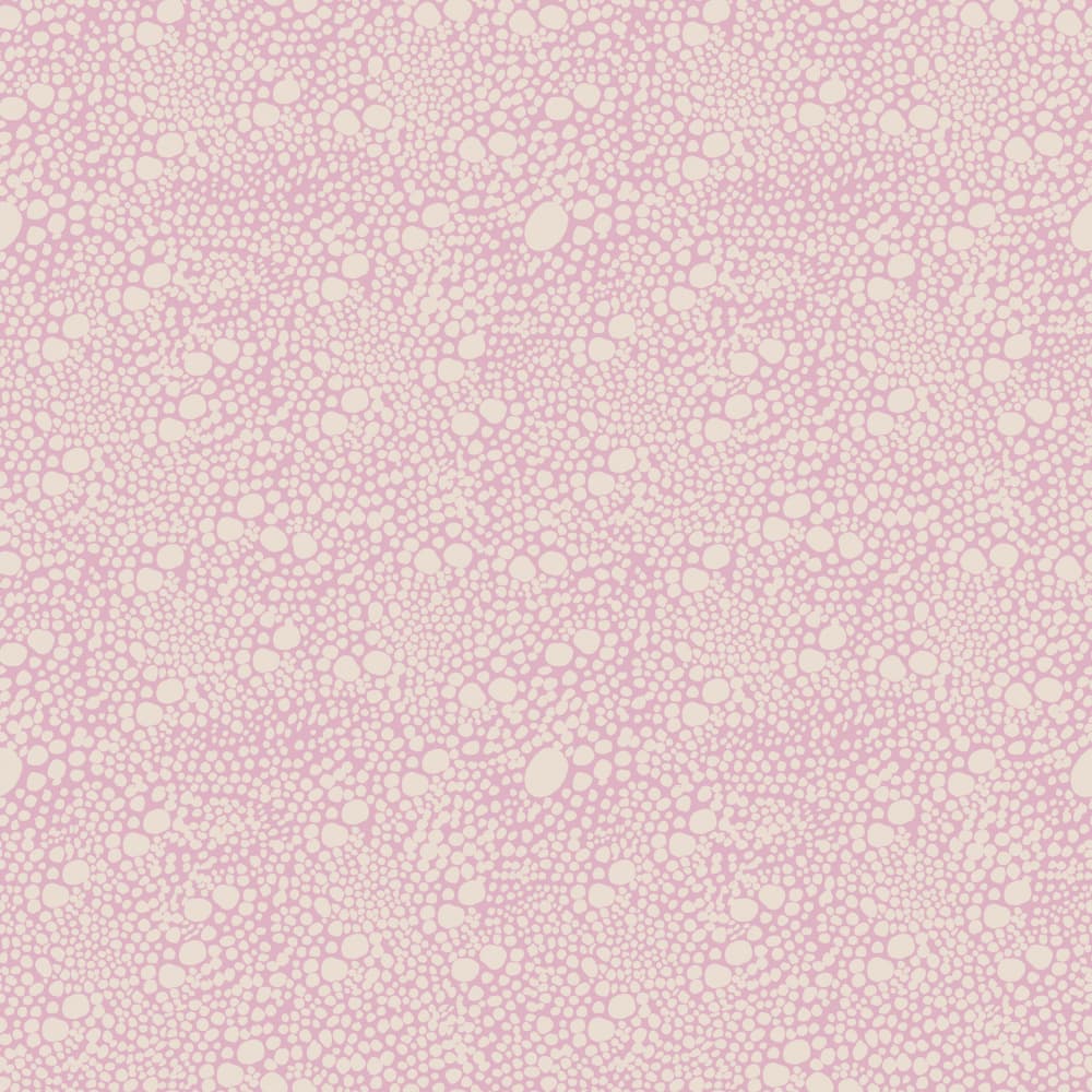 Soft Pink Bubble Pattern by Josie George — canvas wall art