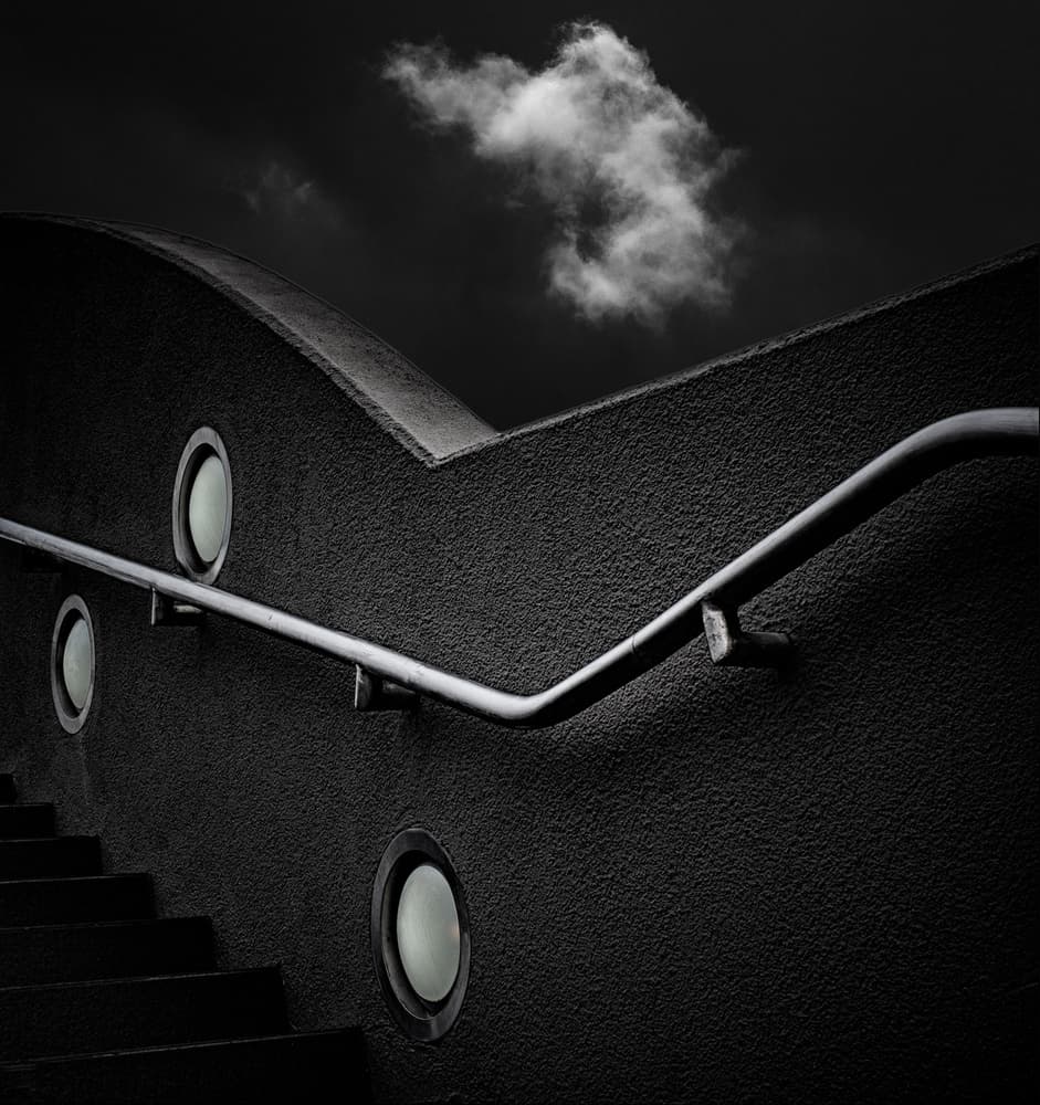 Dark Steps Cloud by Harry Verschelden — canvas wall art