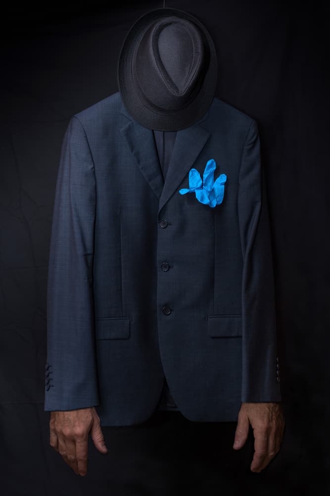 Elegant Suit Mystery by Giorgio Toniolo — canvas wall art
