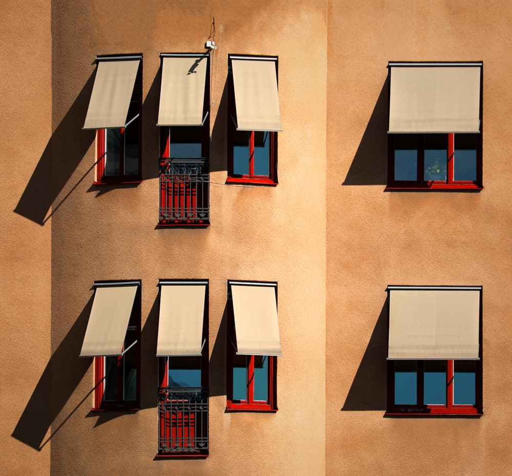 Sunlit Windows and Shadows by Hans-Wolfgang Hawerkamp — canvas wall art