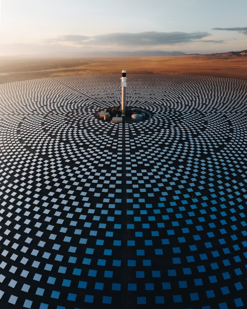 Desert Solar Array by Witold Ziomek — canvas wall art