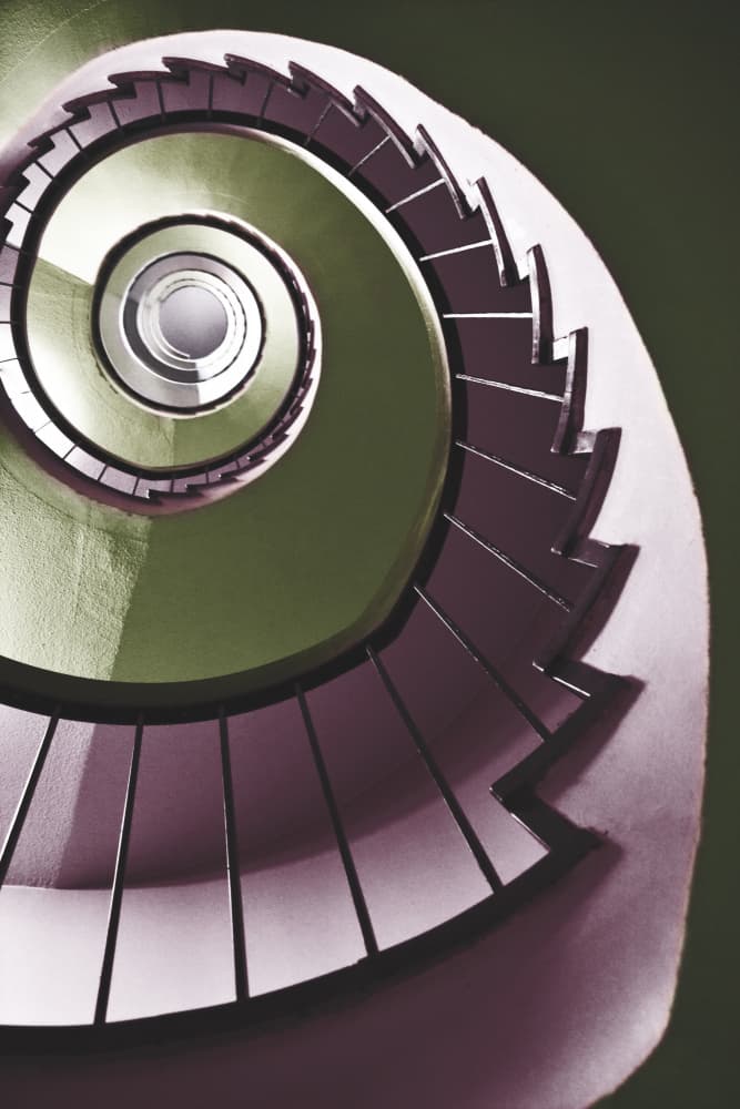 Stairwell to Duality by Christina Sillen — canvas wall art