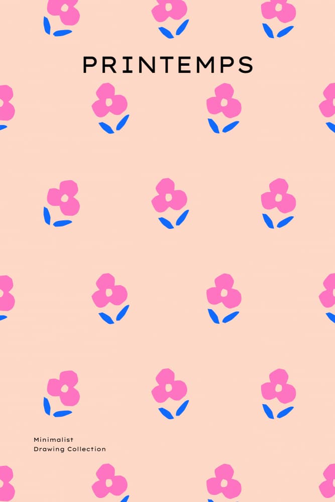 Printempsminimalist by Treechild — canvas wall art