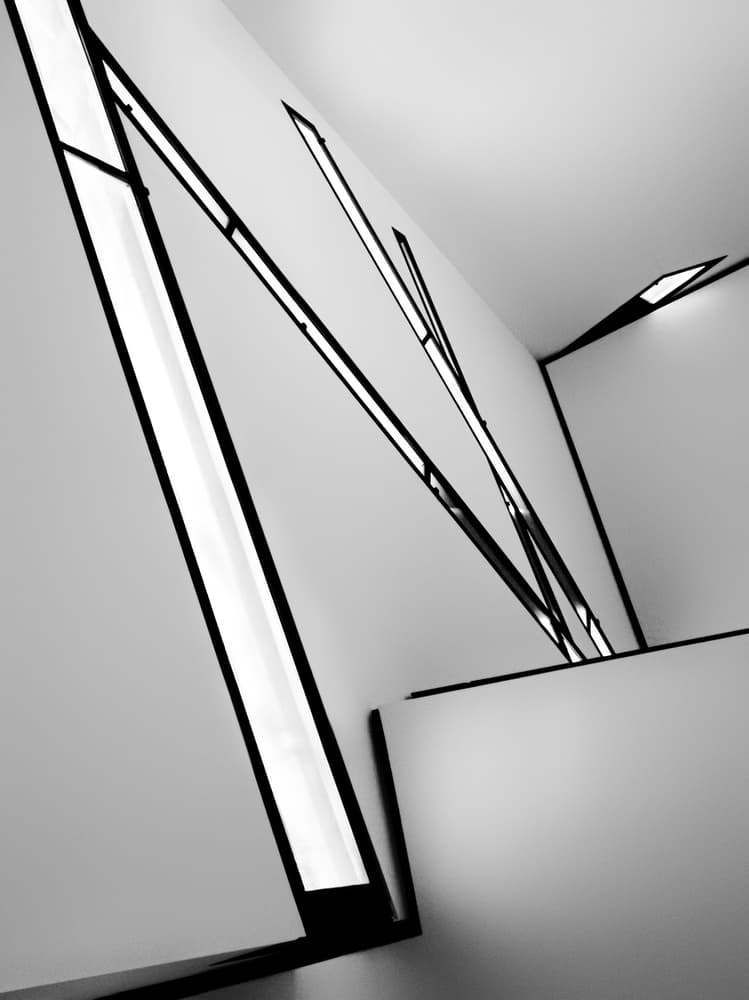 Angular Modern Space by Tomasz Buczkowski ( Tomush ) — canvas wall art