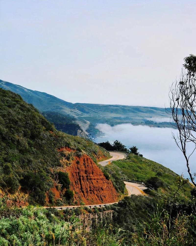Winding Coastal Road by Del Mundo Imagery — canvas wall art
