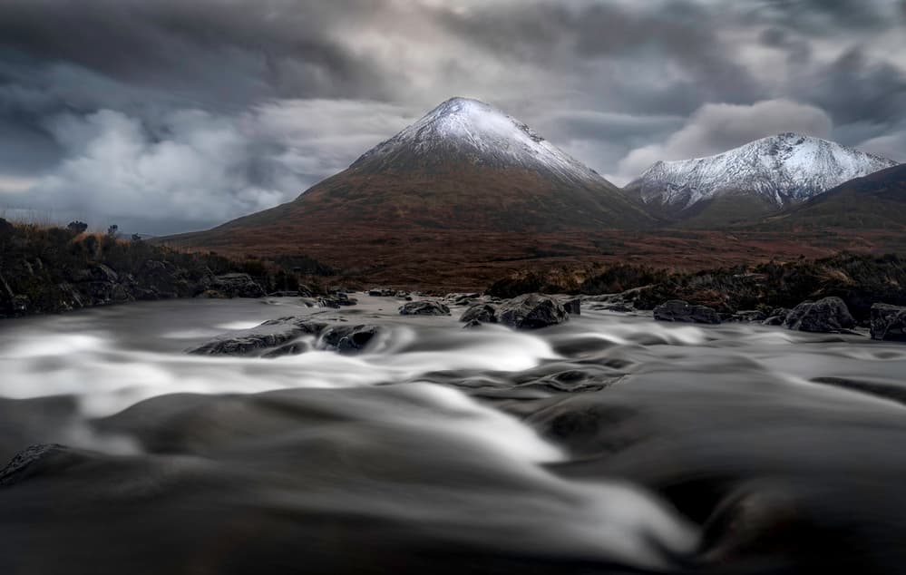 Dramatic Mountain River by Rob Darby — canvas wall art