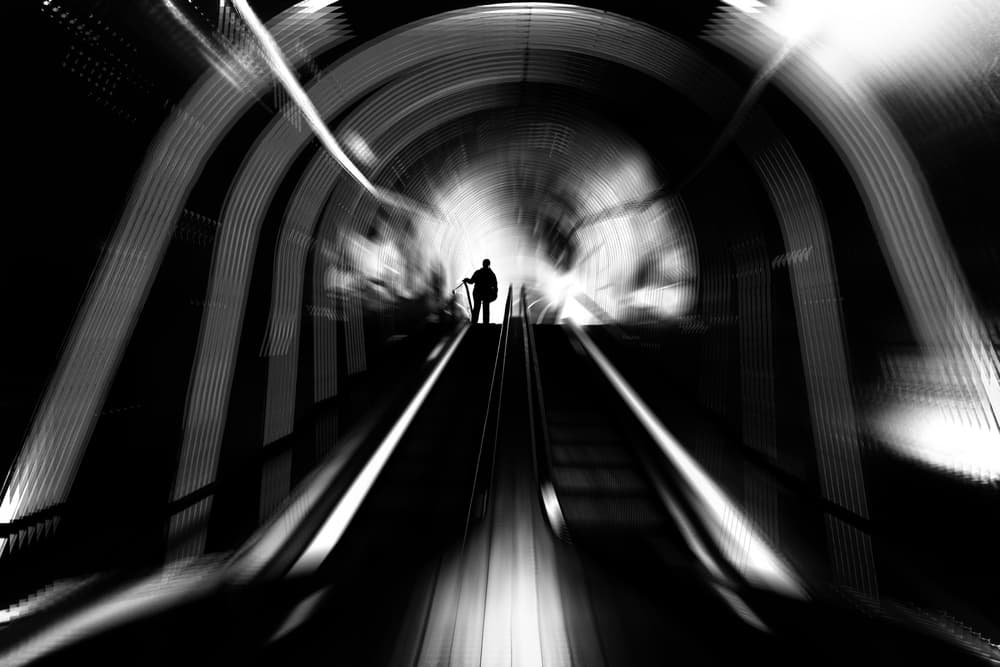 Escalator To Light by Florentinus Joseph — canvas wall art