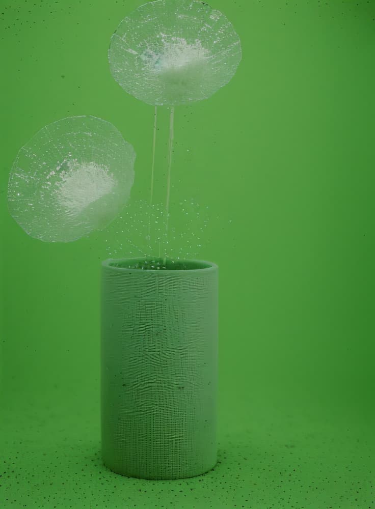 Ethereal Green Blooms by Cicero Spin — canvas wall art
