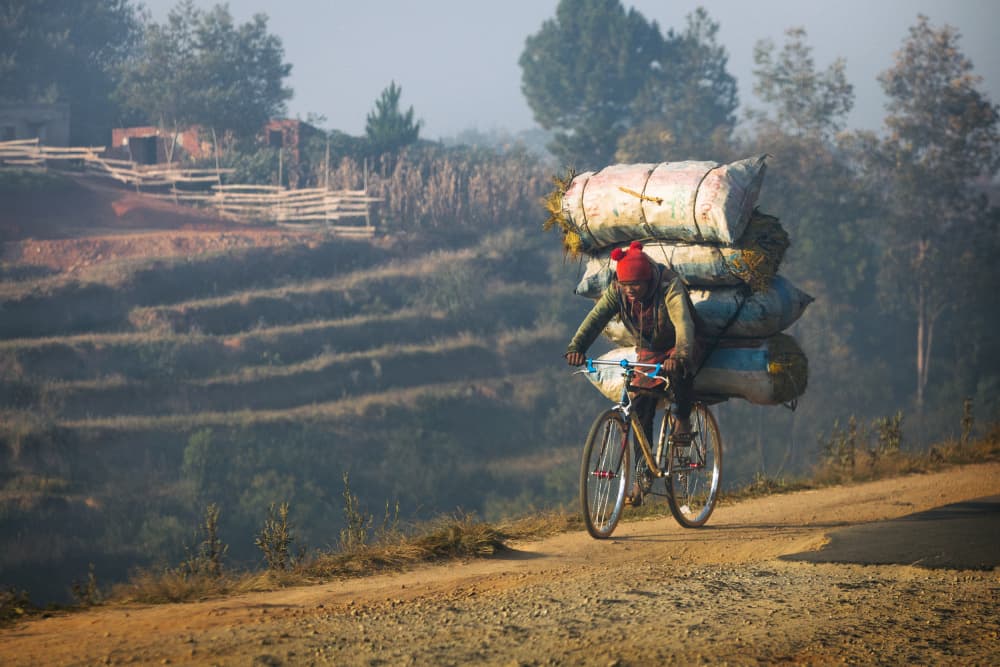 Uphill Rural Journey by António Carreira — canvas wall art