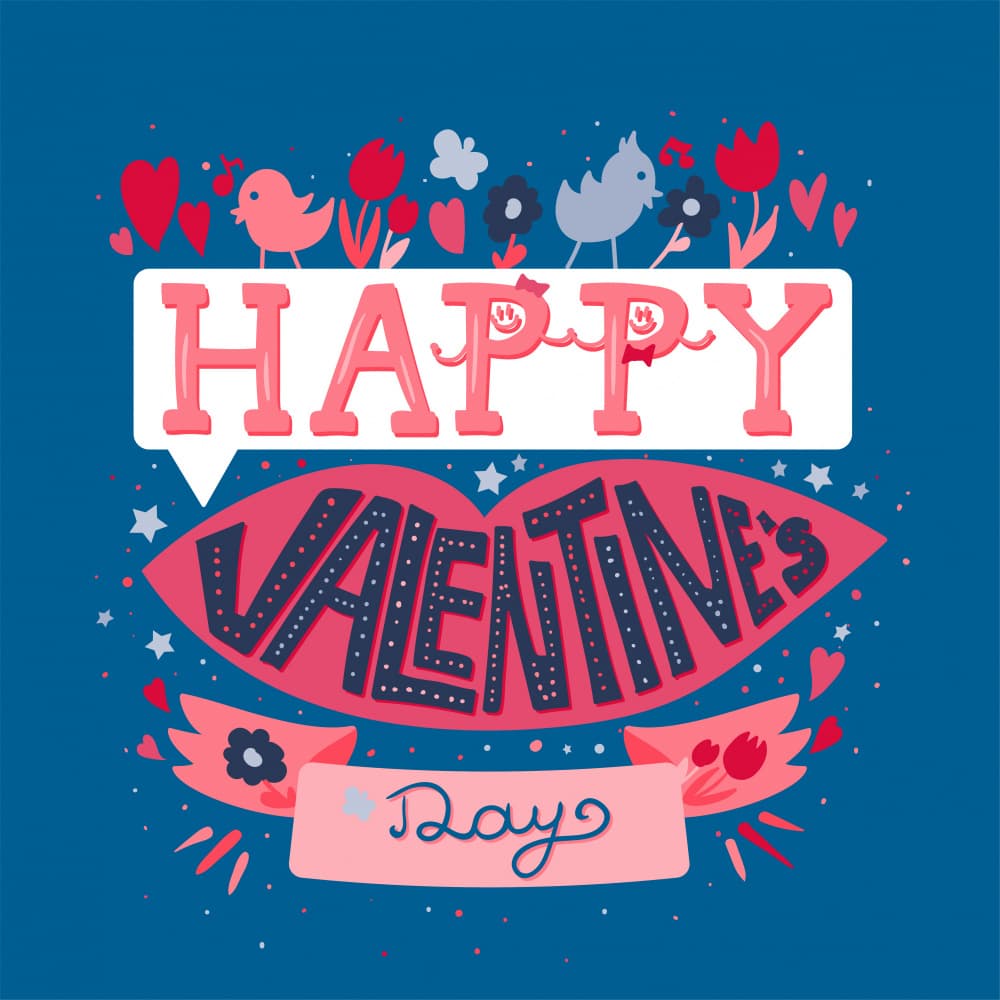 Happy Valentine's Day Greeting by Marika Barsrsind β canvas wall art