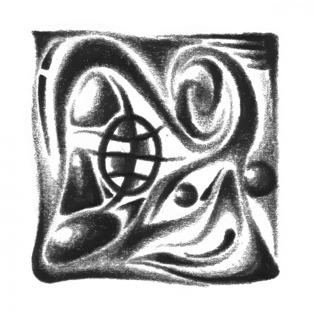 Enigmatic Abstract Forms by Kulik — canvas wall art