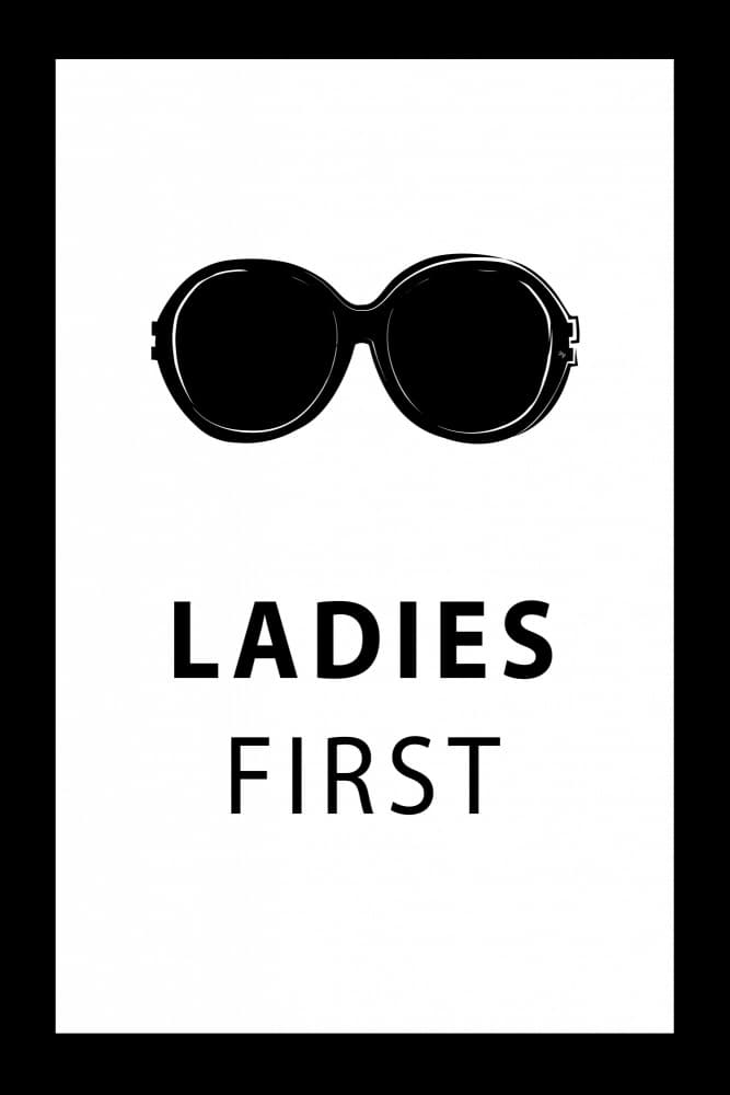 Ladies First Sunglasses by Martina — canvas wall art