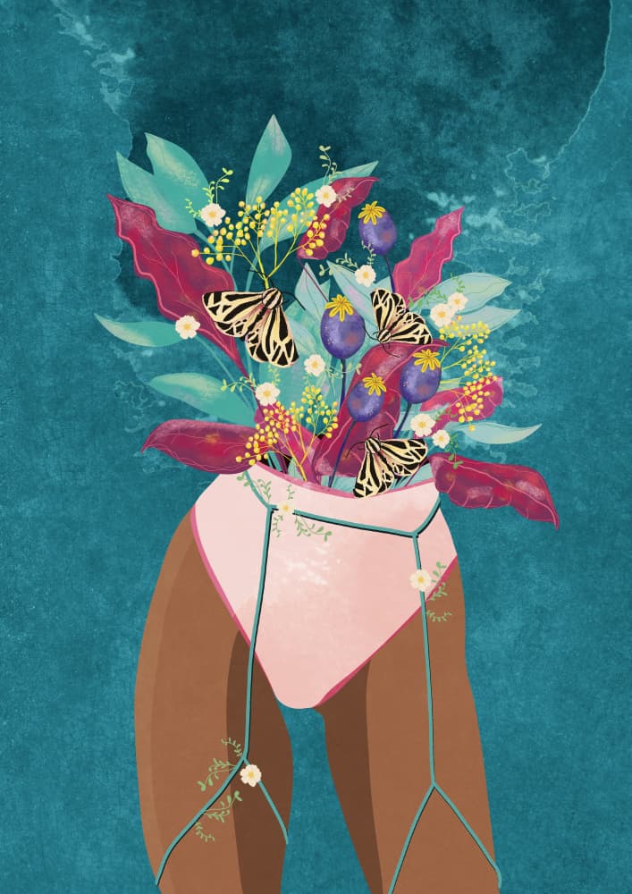 Feel florish by Raissa Oltmanns — canvas wall art
