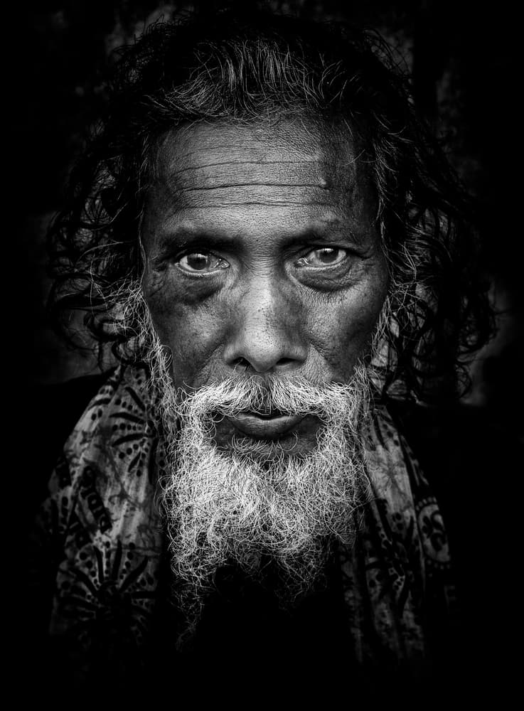 Wise Man's Gaze by Elena Molina — canvas wall art