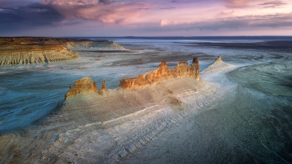 Colorful Desert Pinnacles by Ricardo Gayan — canvas wall art