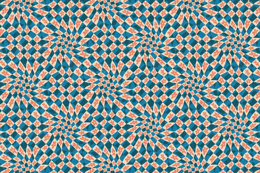 Cyanopatternno20 by Treechild — canvas wall art