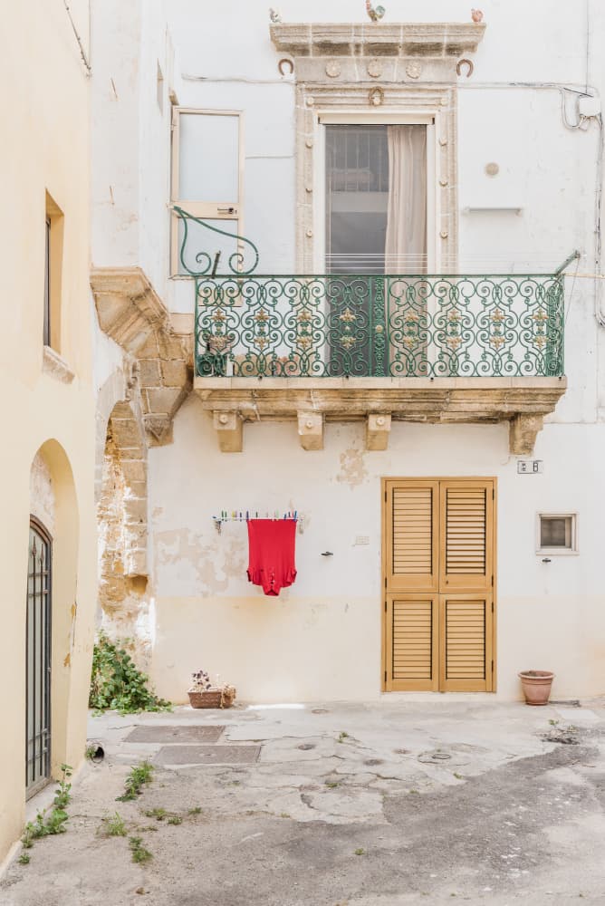 Charming Mediterranean Alley by Photolovers — canvas wall art