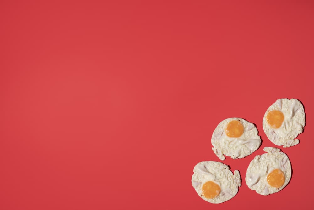 Sunny Side Up Eggs by Julia Ramiro — canvas wall art