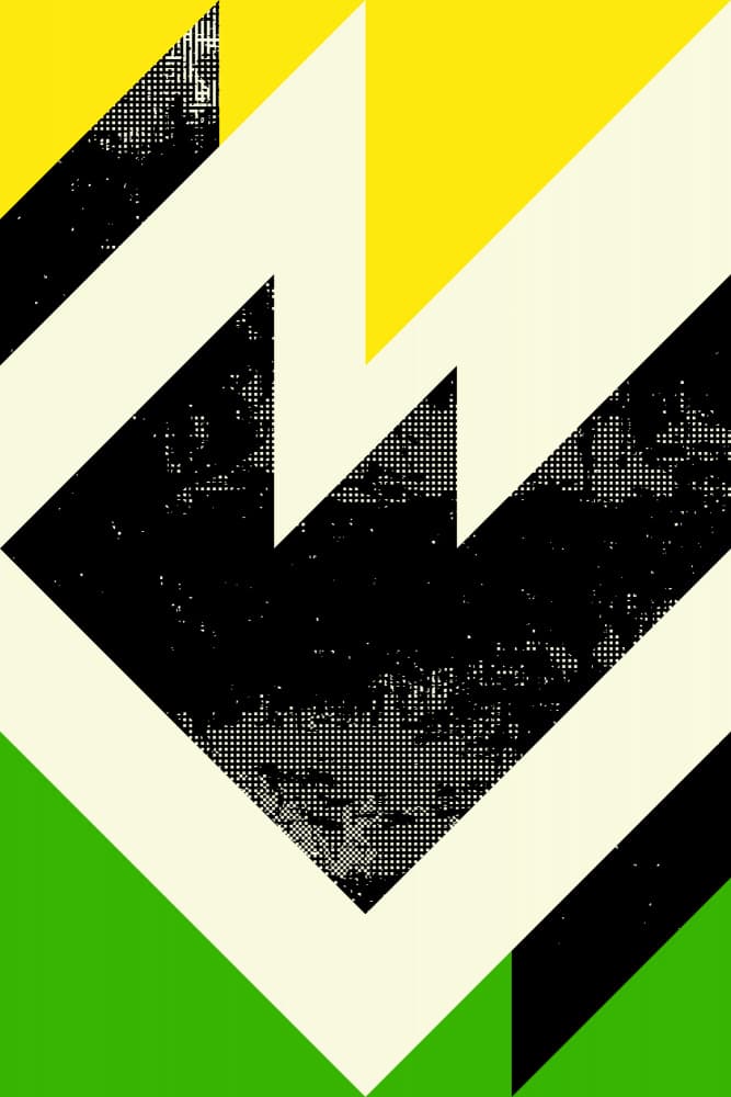 Bold Geometric Zigzag by Petr Strnad — canvas wall art
