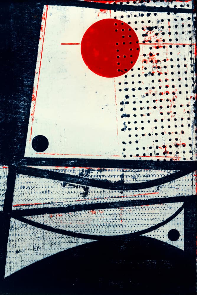 Bold Circle Design by Petr Strnad — canvas wall art