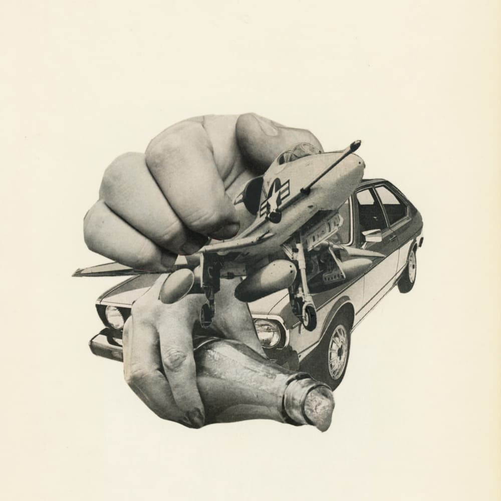 Surreal Hand Tiny Plane by Mikhail Siskoff — canvas wall art
