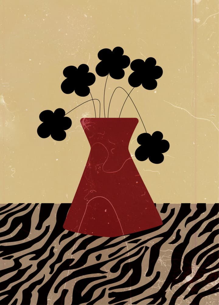 Eclectic Bouquet I by Christina Misuro — canvas wall art