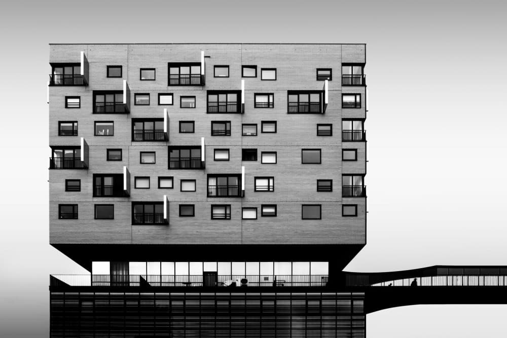 Connected Modern Architecture by Rolf Endermann — canvas wall art