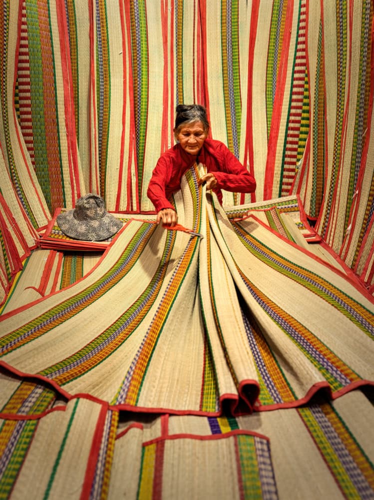 Vietnamese Mat Weaver by Jie Jin — canvas wall art
