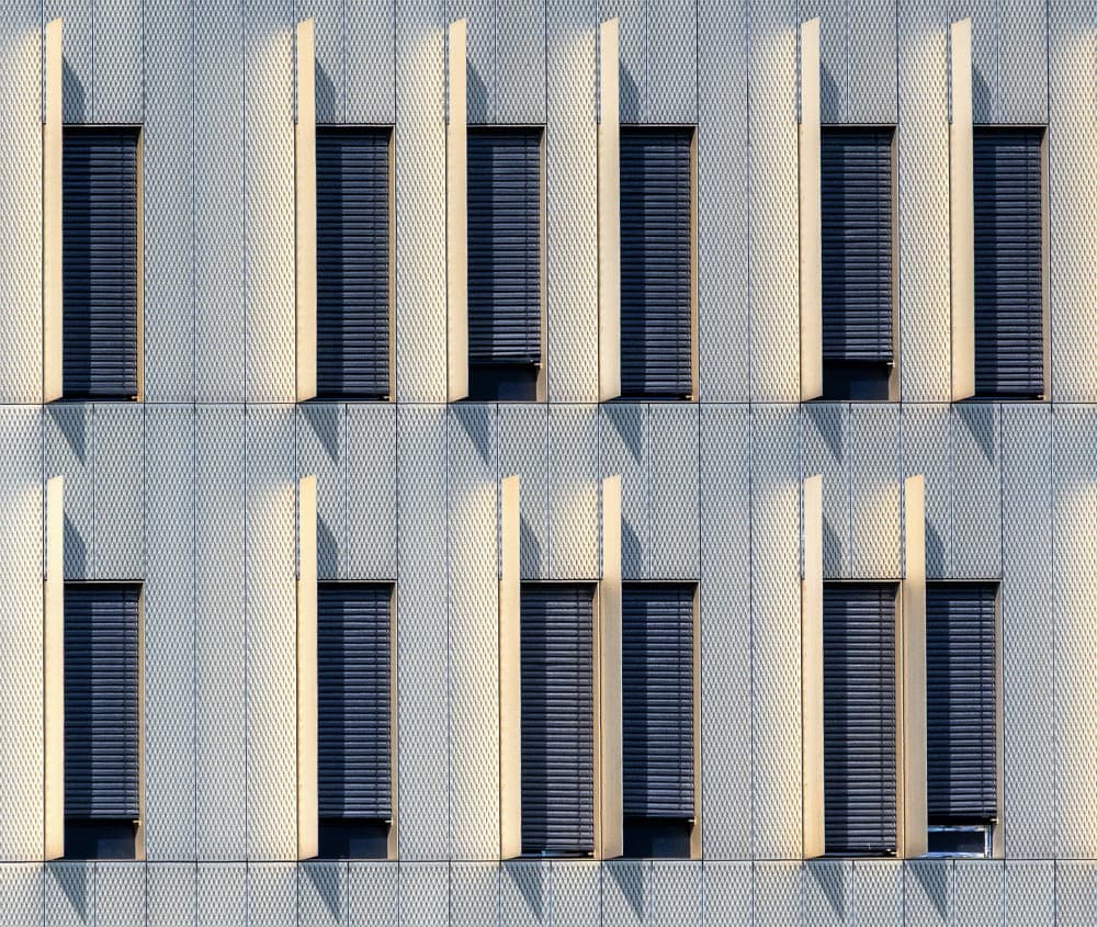 Modern Window Geometry by Jef Van den Houte — canvas wall art