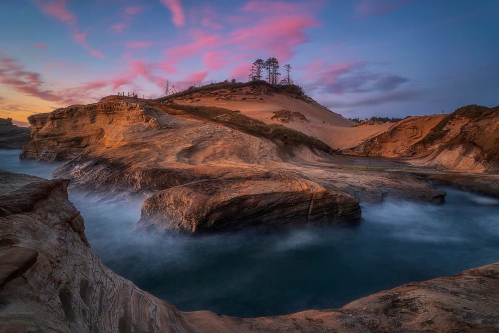 Dramatic Coastal Glow by Lydia Jacobs — canvas wall art