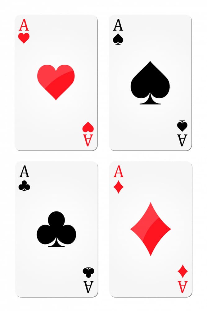 Four Aces by Martina — canvas wall art