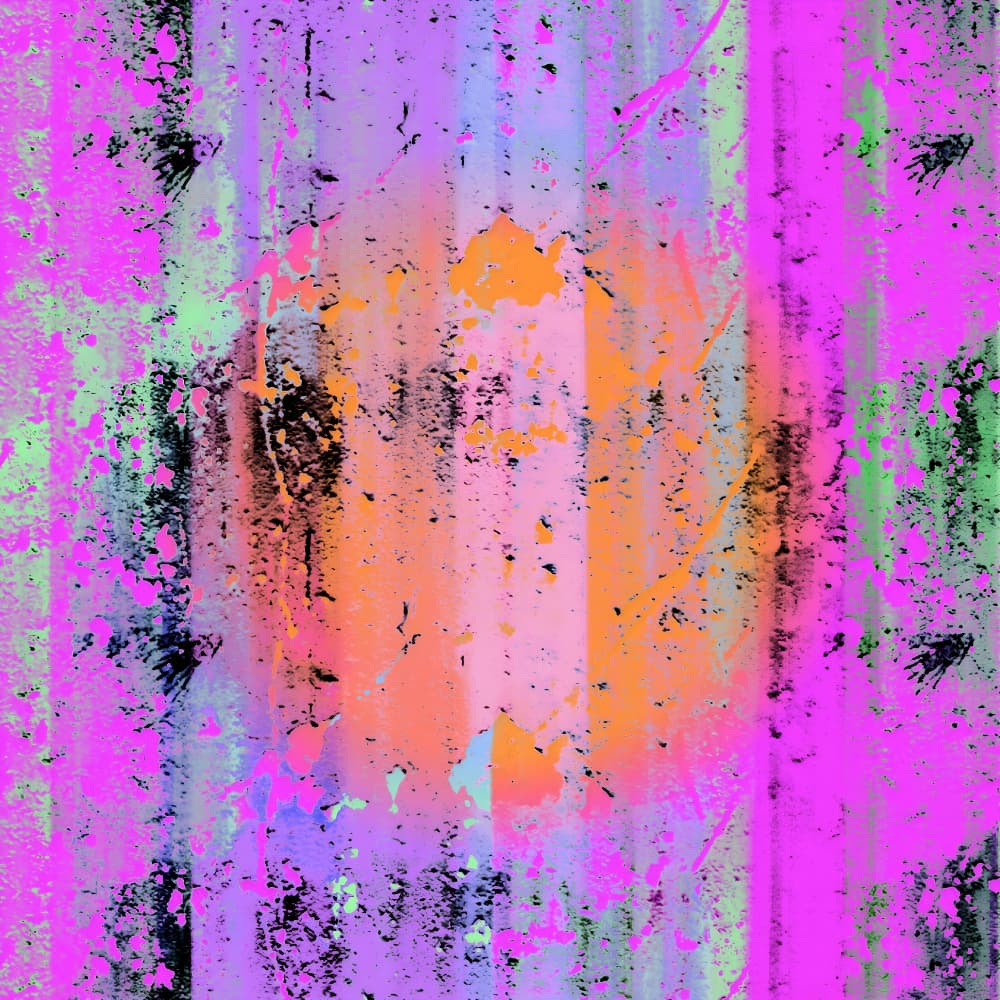 Vibrant Paint Streaks by Josie George — canvas wall art