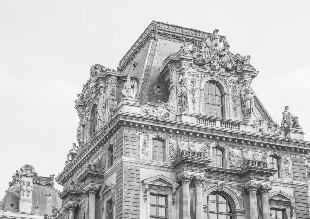 Elegant Parisian Architecture by Talitha McQueen — canvas wall art