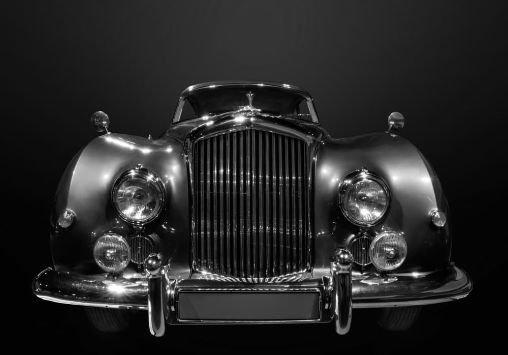Classic Luxury Car Front by Hans Günther — canvas wall art