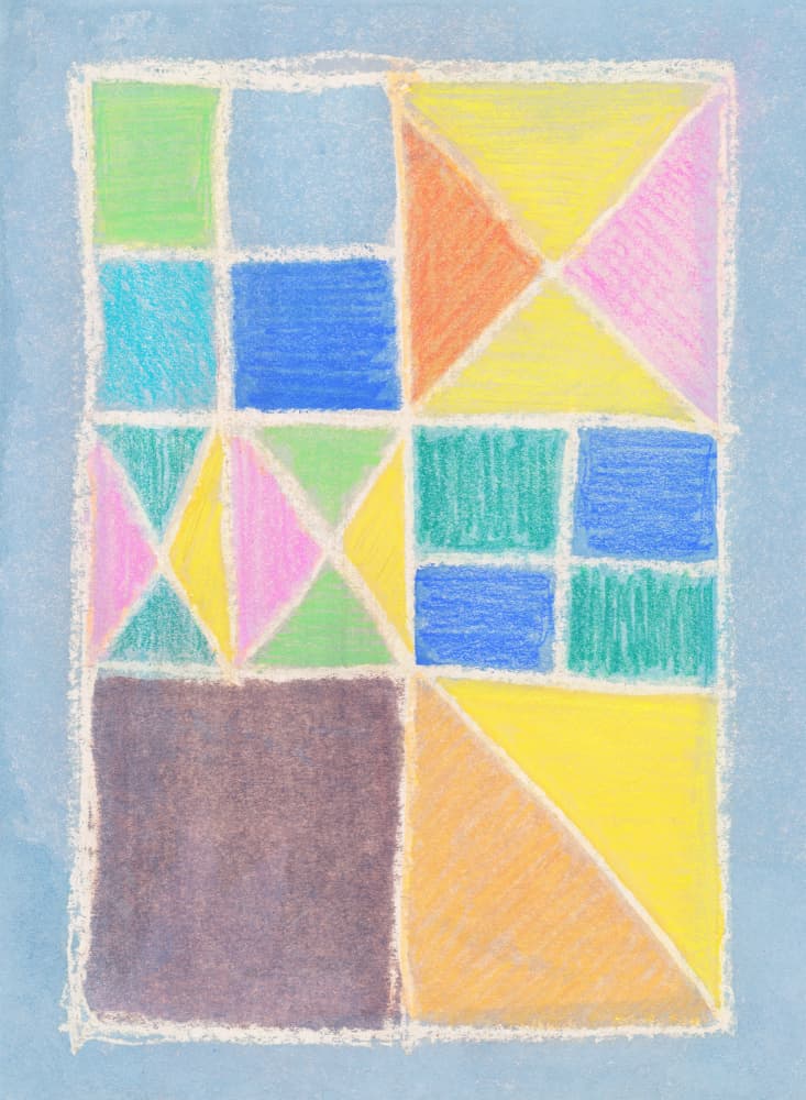 Vivid Geometric Pattern by Renée Stramel — canvas wall art