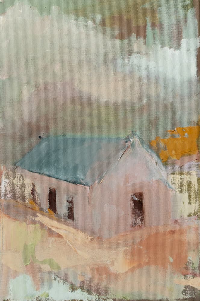 Quiet Country House by Tamar Green — canvas wall art