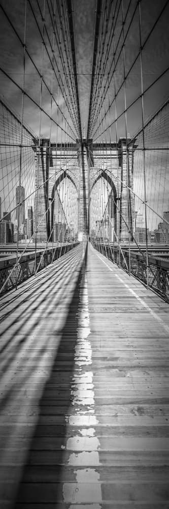 Brooklyn Bridge Perspective by Melanie Viola — canvas wall art