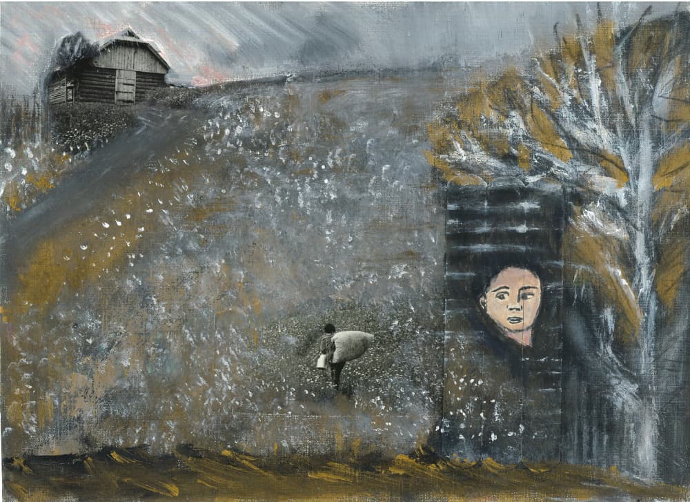Rural Field Hidden Gaze by Agnieszka Paluch — canvas wall art
