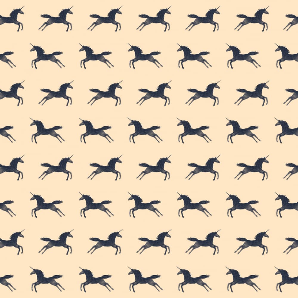 Mystical Unicorn Gallop by Florent Bodart — canvas wall art