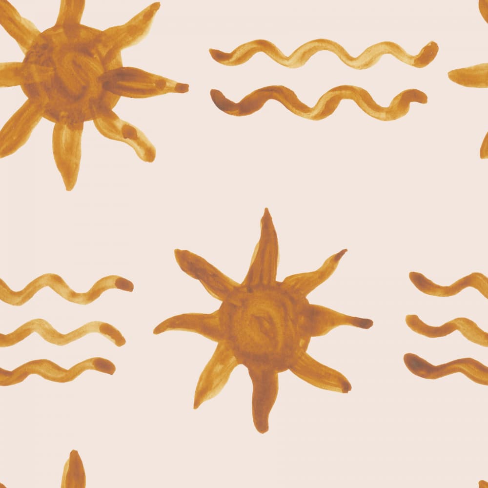 Warm Suns And Waves by Irene Demetri — canvas wall art
