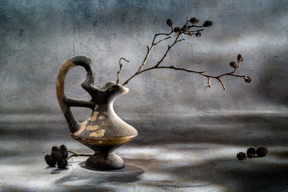 Rustic Vase Still Life by Igor Kopcev — canvas wall art