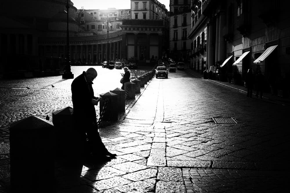 Dramatic City Silhouette by Elena Raceala — canvas wall art