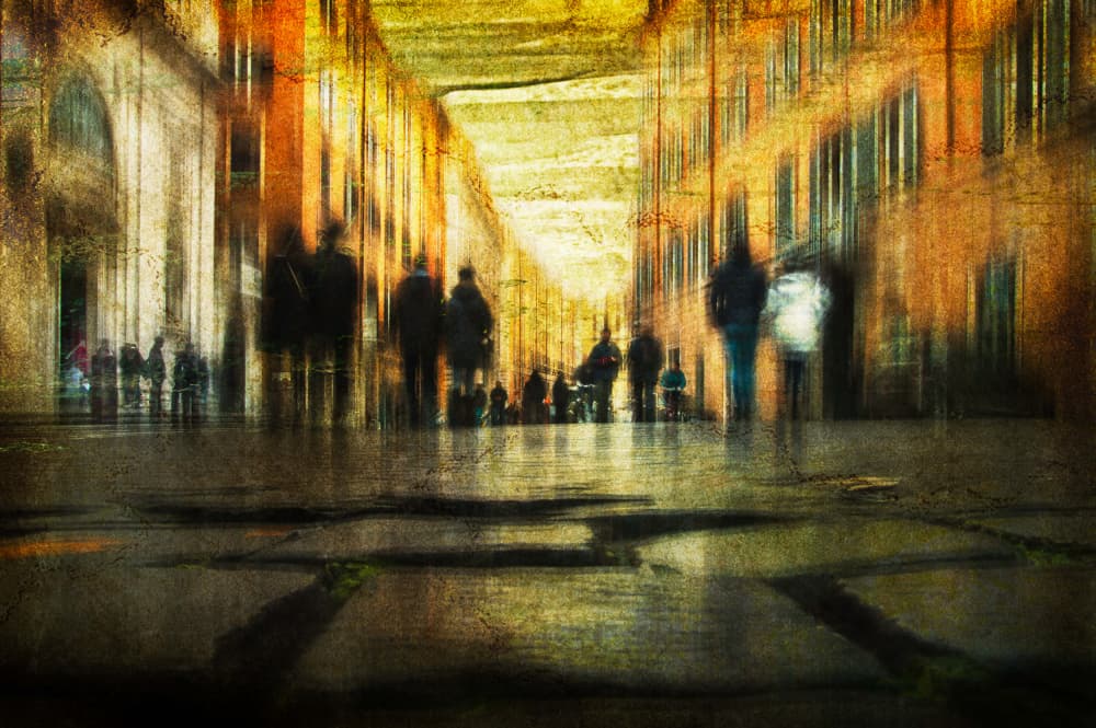 Moody City Silhouettes by Nicodemo Quaglia — canvas wall art