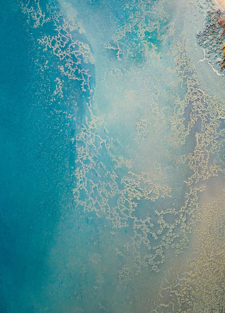 Soft Blue - Shallow Waters by Petra Meikle de Vlas — canvas wall art
