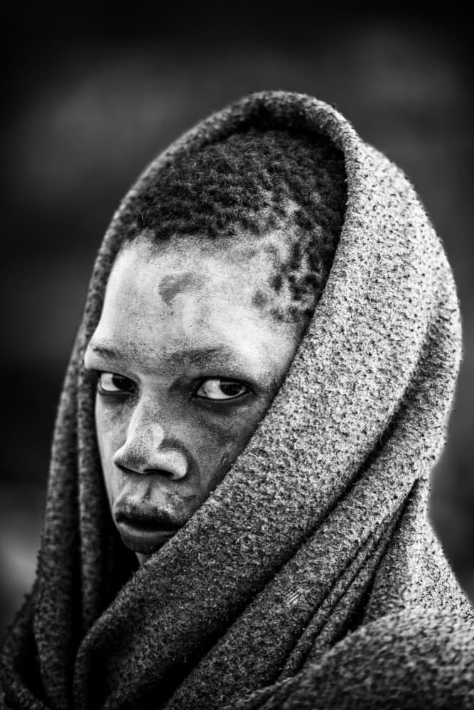 Dramatic Hooded Gaze by Trevor Cole — canvas wall art